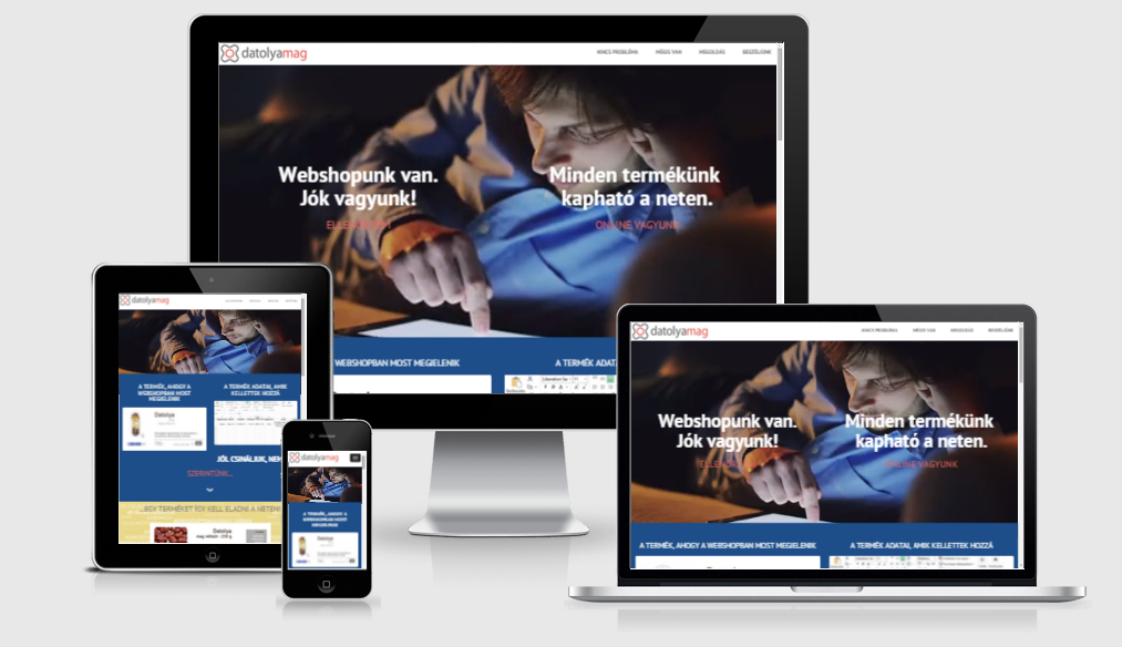 responsive html page development